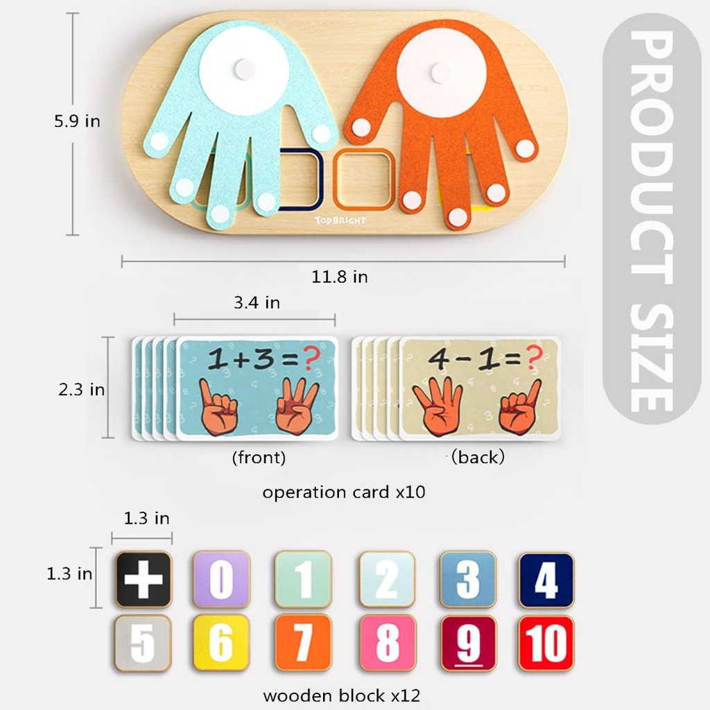 TOP BRIGHT Preschool Learning Toys for Toddlers 2-4, Montessori Toys for 3 4 5 Year Old Sorting Stacking Toys