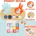 TOP BRIGHT Preschool Learning Toys for Toddlers 2-4, Montessori Toys for 3 4 5 Year Old Sorting Stacking Toys