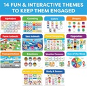 Montessori Preschool Busy Book for Toddlers Ages 3 and Up - Preassembled - Preschool Learning Activities Homeschool Montessori Toys
