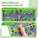 Magnetic Alphabet Maze,Montessori Toys,Alphabet Puzzle Toddler Toys for Ages 2-4,Sensory Toys Fine Motor Skills,Birthday Gifts for Kids