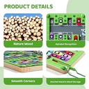 Magnetic Alphabet Maze,Montessori Toys,Alphabet Puzzle Toddler Toys for Ages 2-4,Sensory Toys Fine Motor Skills,Birthday Gifts for Kids