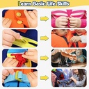 Toddler Busy Board - Montessori Toys for Toddler Boy Birthday Gift