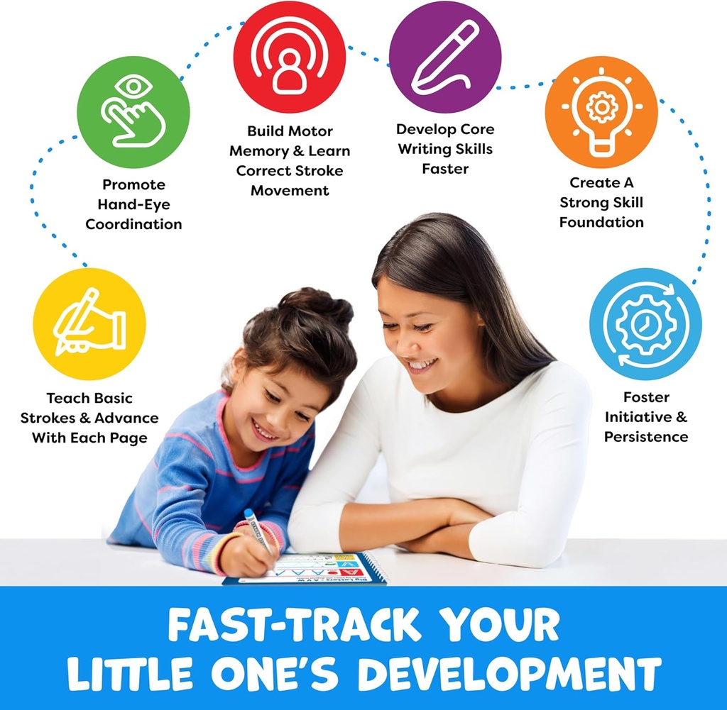 Preschool Learning Activities-Tracing Books for Kids Ages 3-5