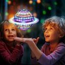 Flying Orb Ball with Dazzling Lights, Magic Hover Spinner, Cool Boomerang Drone, Floating Cosmic Globe