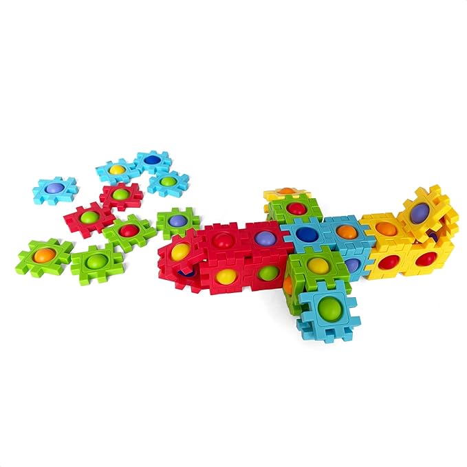 Two-in-One Pop Blocks Pop Puzzle 48PCS, Jigsaw Puzzles