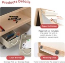 BanaSuper 3-in-1 Kids Art Easel with Wheels - Height Adjustable