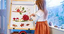 BanaSuper 3-in-1 Kids Art Easel with Wheels - Height Adjustable