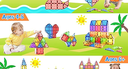 Magnetic Tiles Kids Toys STEM Magnet Toy for Toddler Magnetic Blocks Building Preschool Learning Sensory Montessori Toys 